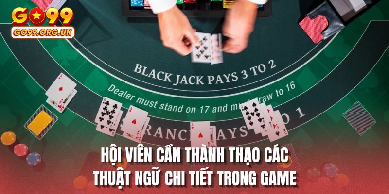 Hội viên cần thành thạo các thuật ngữ chi tiết trong game